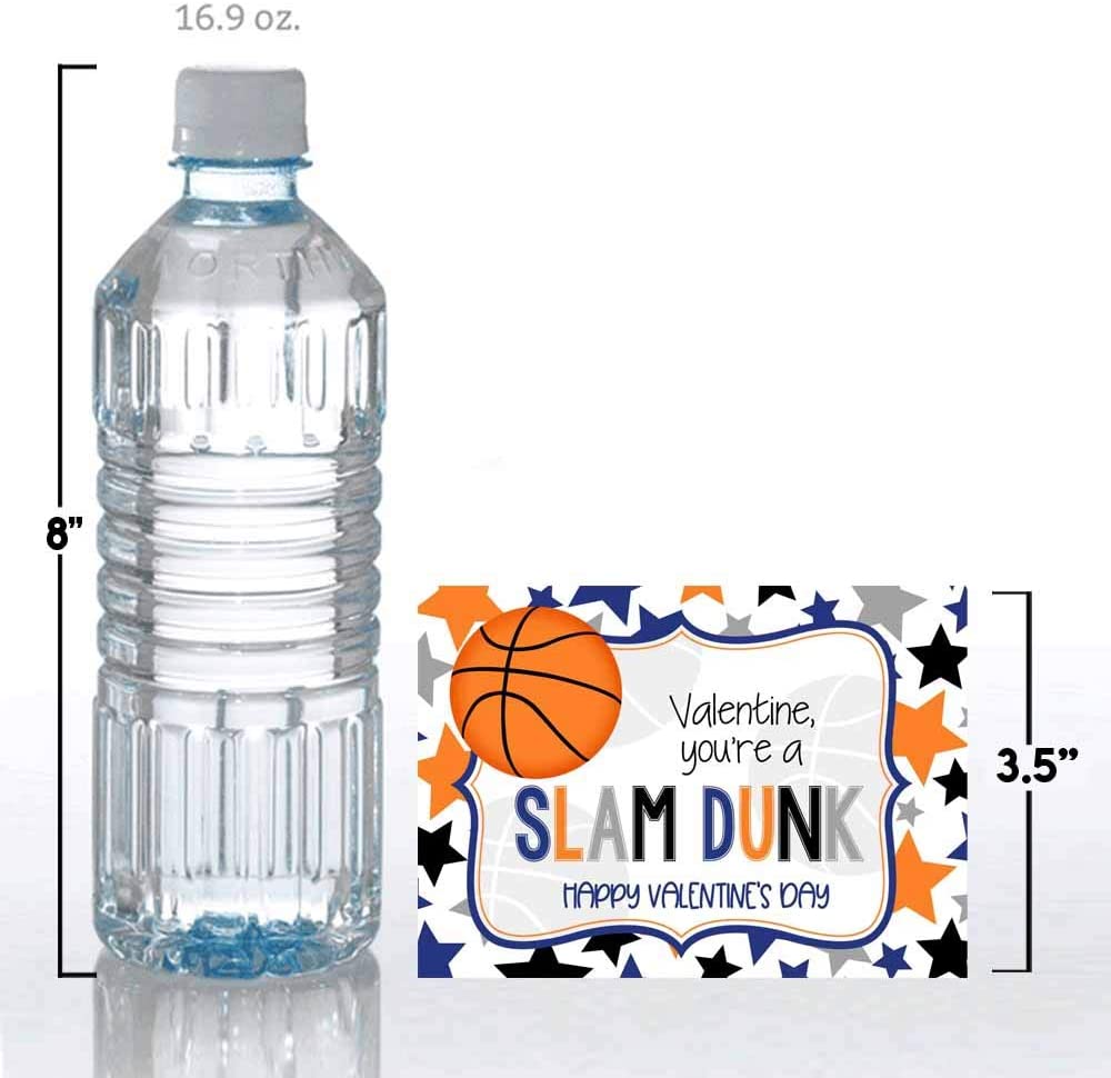 basketball-valentine-exchange-cards-amanda-creation for Free Printable Basketball Water Bottle Labels Basketball Valentine Exchange Cards – Amanda Creation for Free Printable Basketball Water Bottle Labels