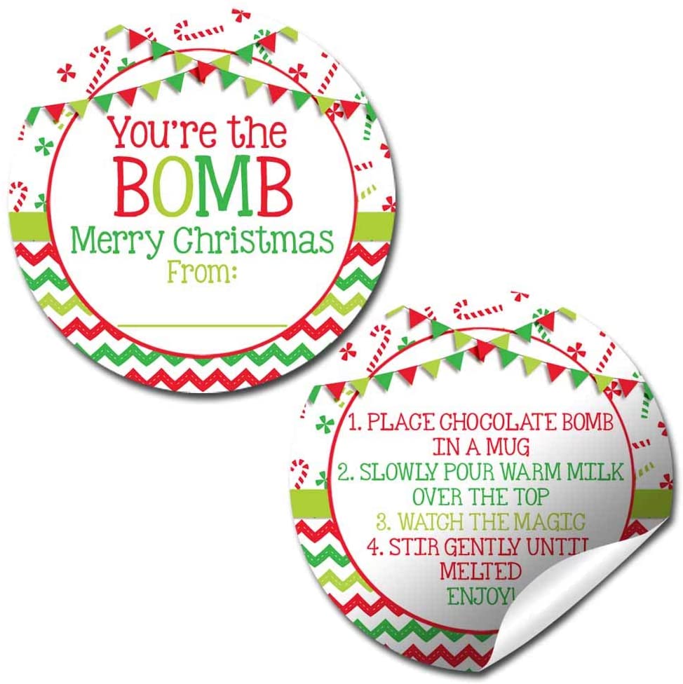 Funny Halloween Hot Cocoa Bomb Stickers – 40-Pack “Here For The Cocoa” Grim Reaper Labels, 2-Inch Circles