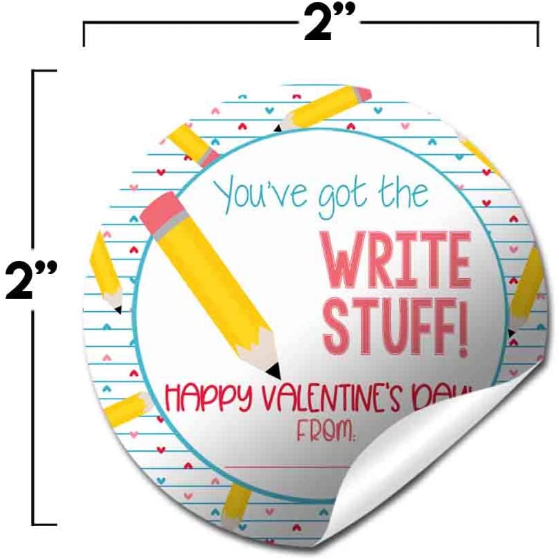 You've Got The Right Stuff Valentine's Day Party Favor Stickers ...