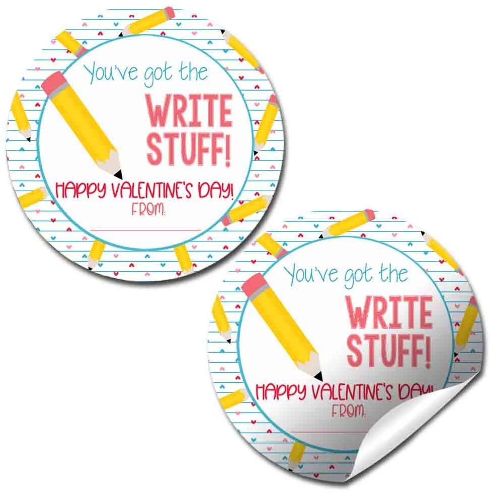 You've Got The Right Stuff Valentine's Day Party Favor Stickers ...