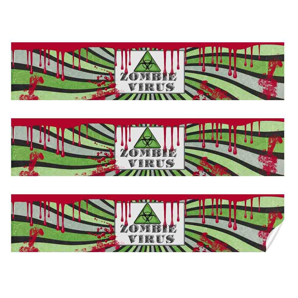 zombie water bottle labels zombie walking dead undead water bottle wrappers labels stickers