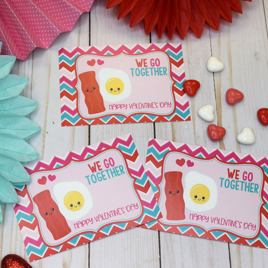 bacon and eggs kid valentine