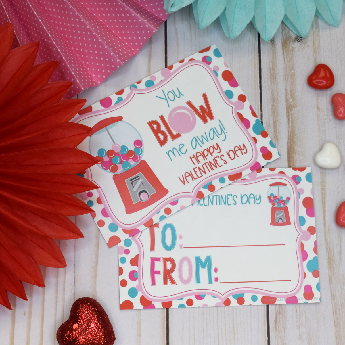 Bubblegum Classroom Valentine Exchange Cards – Amanda Creation bubblegum-classroom-valentine-exchange-cards-amanda-creation