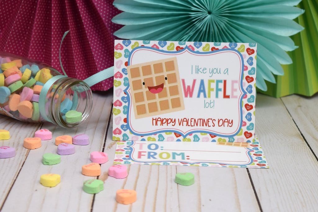 waffle kid valentine