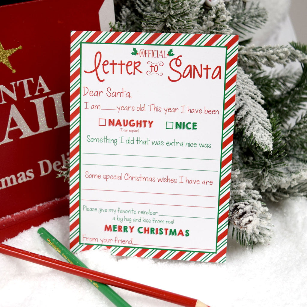 letter to santa red envelopes santa stickers