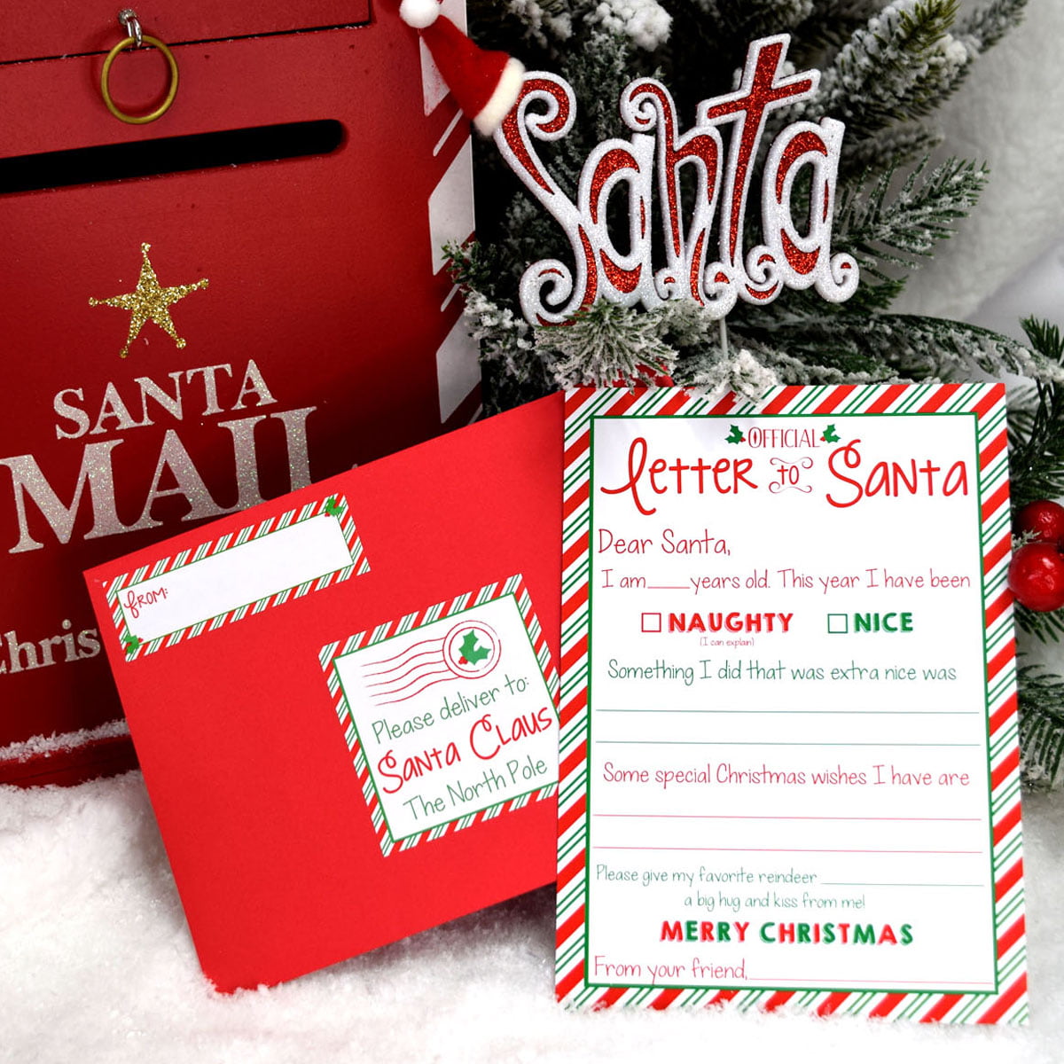 Letter to Santa Keepsake Ornament Kit